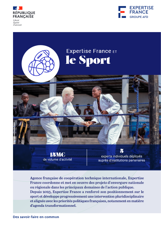 Couverture Expertise France et le Sport