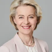 Portrait d'Ursula von der Leyen.