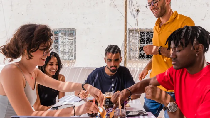Jeunes startupeurs tunisiens